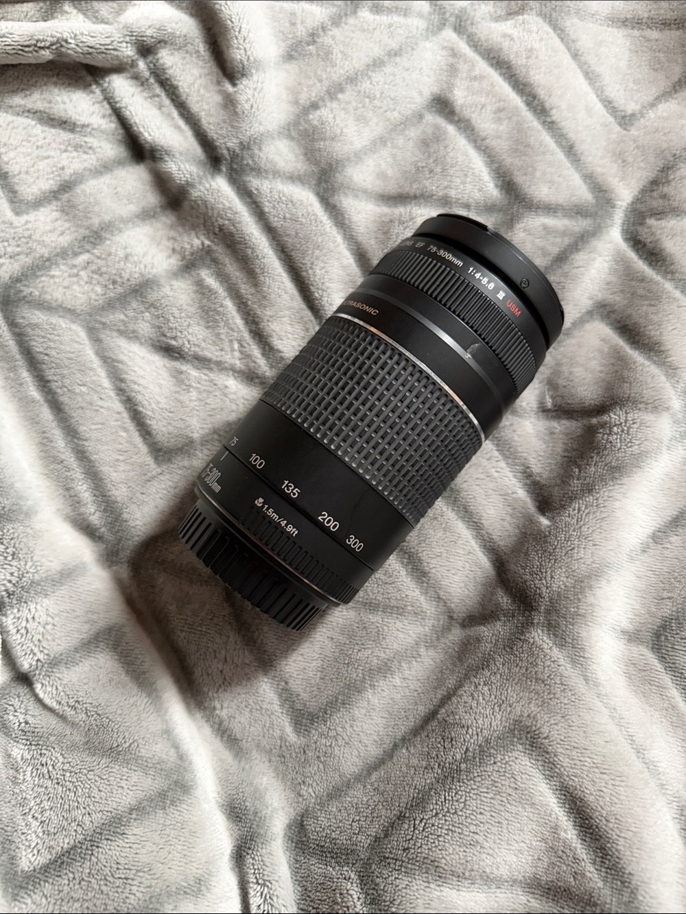 Canon Black 75-300mm Telephoto Zoom Lens